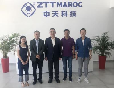全國政協常委林毅夫視察中天摩洛哥工廠，擘畫中非通信建設合作新藍圖